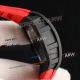 swiss replica Richard Mille RM055 Bubba Watson black ceramic case rubber strap watch (7)_th.jpg